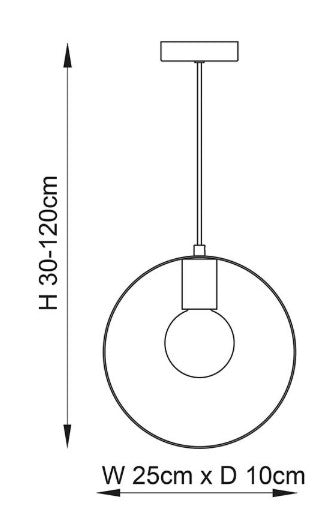 Hoop 1lt Pendant - 81921