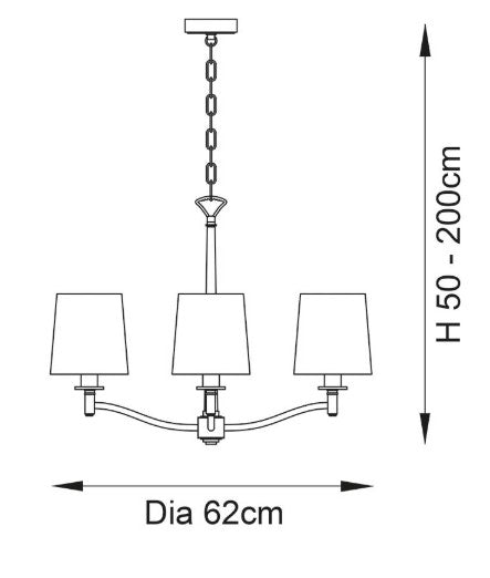 Ortona 3lt Pendant - 95828