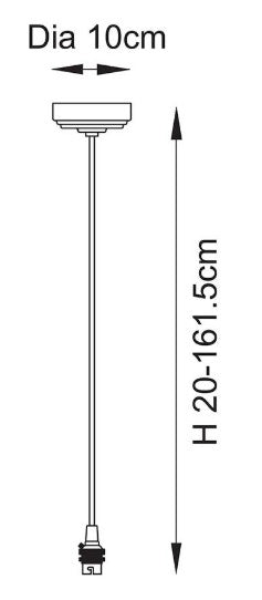 Eltham 1lt Pendant - 111511