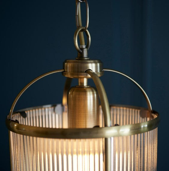 Lambeth Ribbed 1lt Pendant - 106710