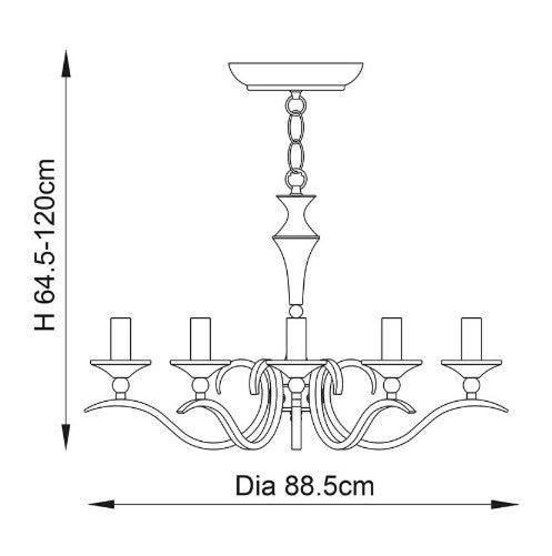 Kora 8lt Pendant - KORA-8AB