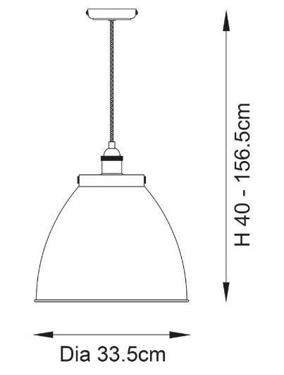 Franklin 1lt Pendant - 98744