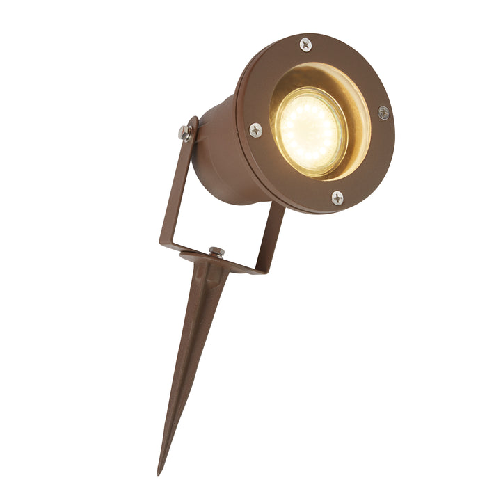 Searchlight  5001RUS-LED Spikey Outdoor Spike - Rust Brown Metal