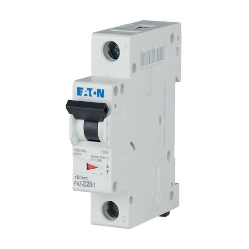 Moeller FAZ-D20/1 278585 MCB SP 20A 10kA