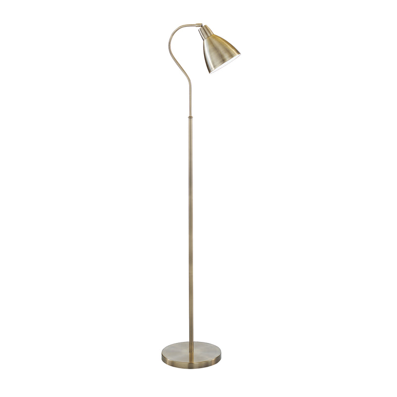 Searchlight  5026AB Adjustable Floor Lamp - Antique Brass