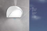 Eglo 89769 Aluminium Outdoor Wall Light, E27, White - Bonus Superstore