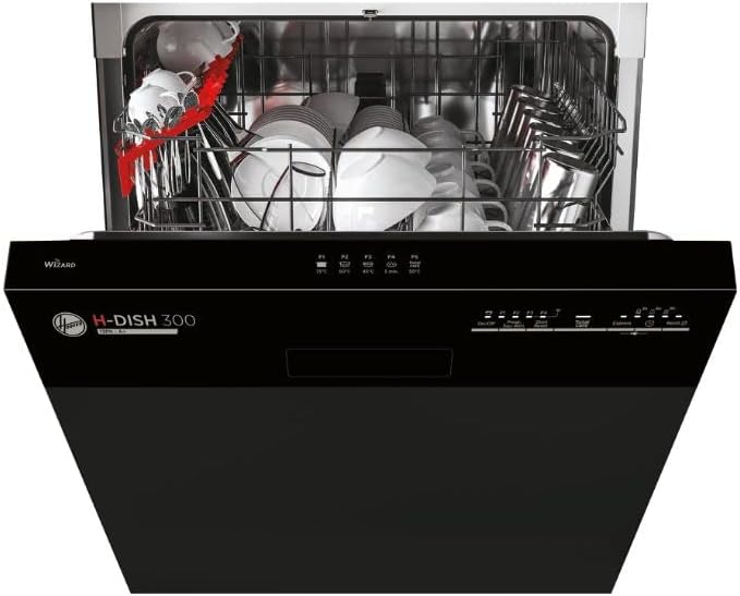 Hoover HDSN 1L380PB-80 Semi Integrated Dishwasher - Bonus Superstore