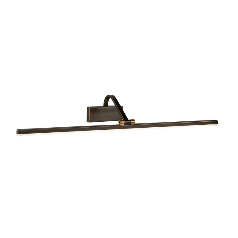 Searchlight  5551-70BG Bilbao  Picture Light - Black & Brushed Gold Metal
