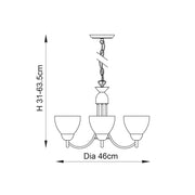 Alton 3lt Pendant - 1805-3SC - Bonus Superstore