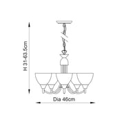 Alton 5lt Pendant - 1805-5AN - Bonus Superstore