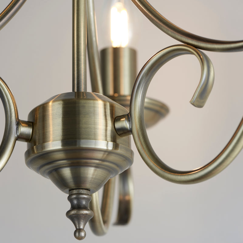 Bernice 3lt Pendant - 2030-3AN - Bonus Superstore