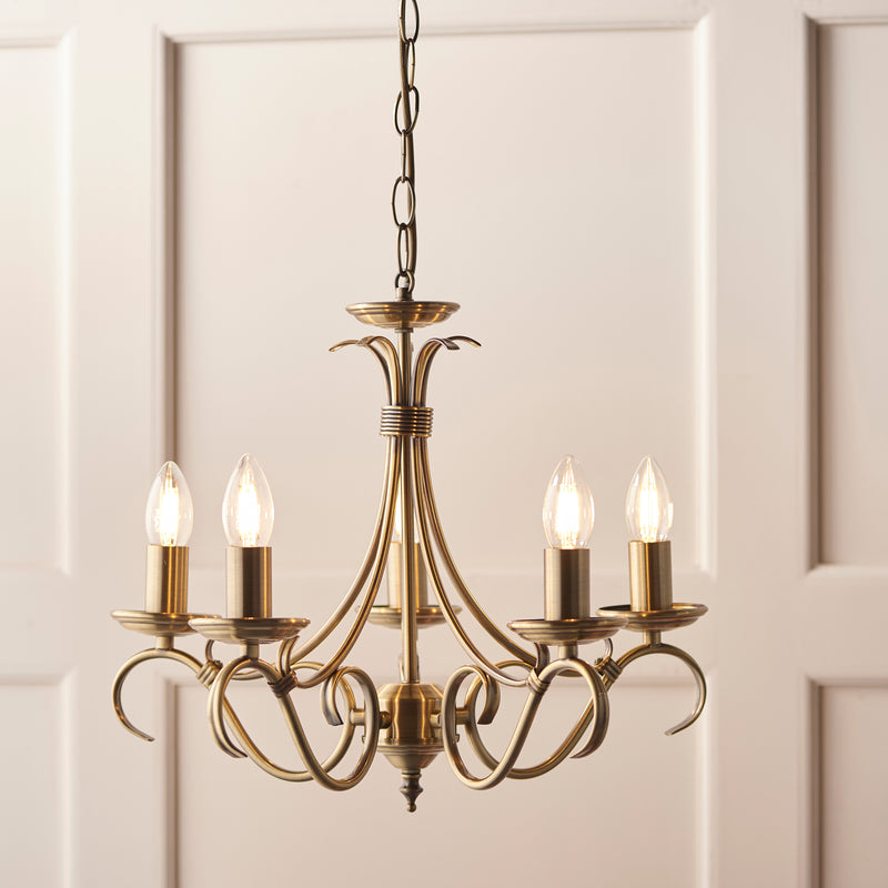 Bernice 5lt Pendant - 2030-5AN - Bonus Superstore