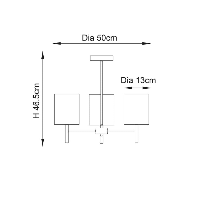 Brio 3lt Semi flush