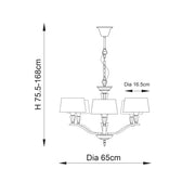 Fiennes 5lt Pendant - FIENNES-5NI - Bonus Superstore