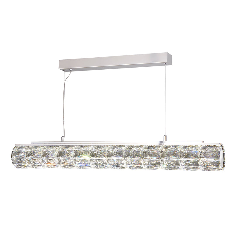 Searchlight  5861CC Remy LED Pendant - Chrome & Clear Crystal Trim