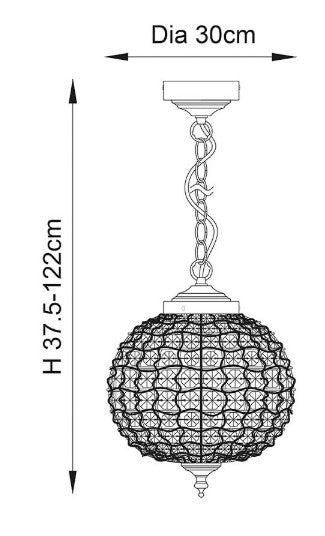 Tanaro 1lt Pendant - EH-TANARO-AB - Bonus Superstore