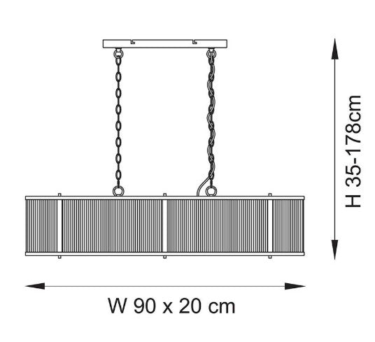 Ridgeton 4lt Pendant - 110945