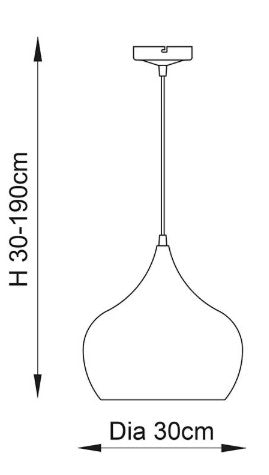 Brosnan 1lt Pendant - 61299 - Bonus Superstore
