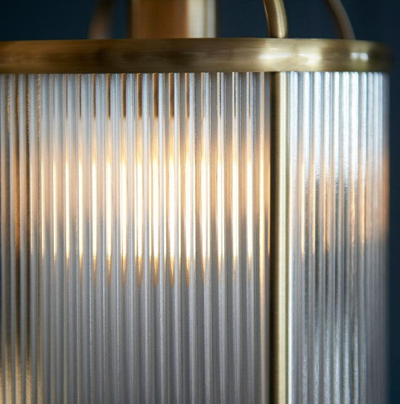 Lambeth Ribbed 1lt Pendant - 106710