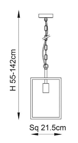 Hadden 1lt Pendant - 76228