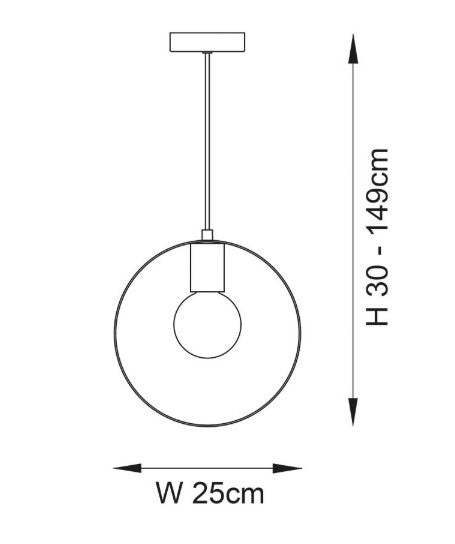Hoop 1lt Pendant - 97664