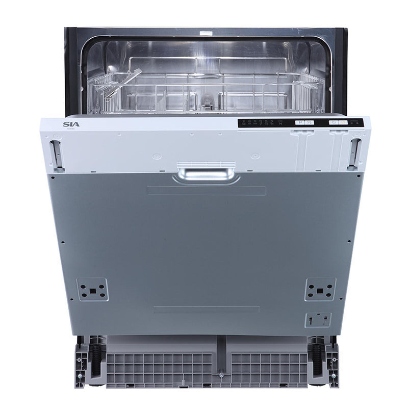 Sia SBID60 60cm Integrated Dishwasher, 12 Place Settings