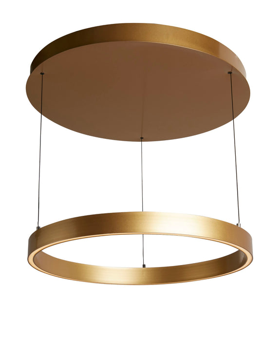 Searchlight  30411GO Layla Gesture Control Pendant - Gold Metal & Opal Acrylic