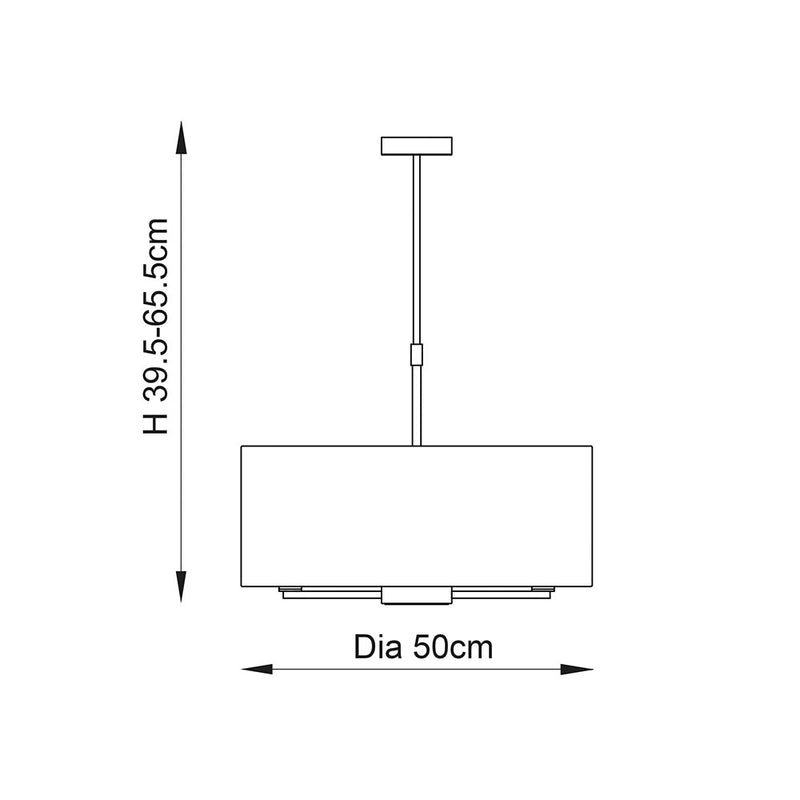 Endon Daley 3lt pendant - Bonus Superstore