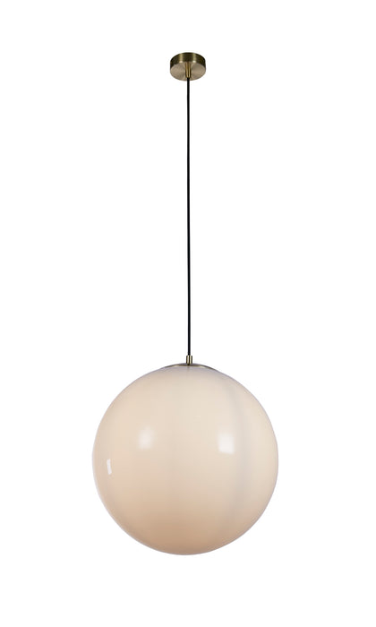 Searchlight  6099SB  Alexis 4Lt Bar Pendant - Chrome Metal & Opal Glass