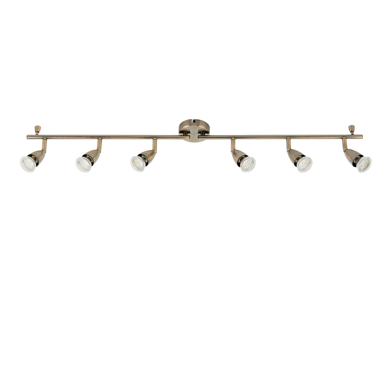 Amalfi 6lt bar antique brass 35W - 61001