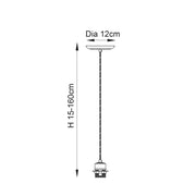 Cable set 1lt Pendant - 61809 - Bonus Superstore