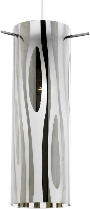Endon Non-electric lamp shade in chrome glass