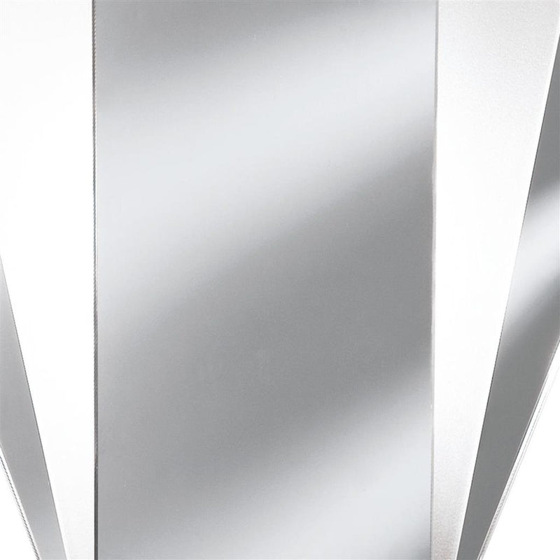 Searchlight  6201 Art Deco Wall Mirror  -  Frosted Glass, Metal & Mirror