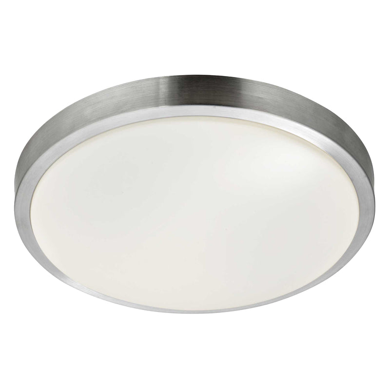 Searchlight  6245-33-LED Zurich LED Flush  -  Aluminium & Acrylic Shade, IP44