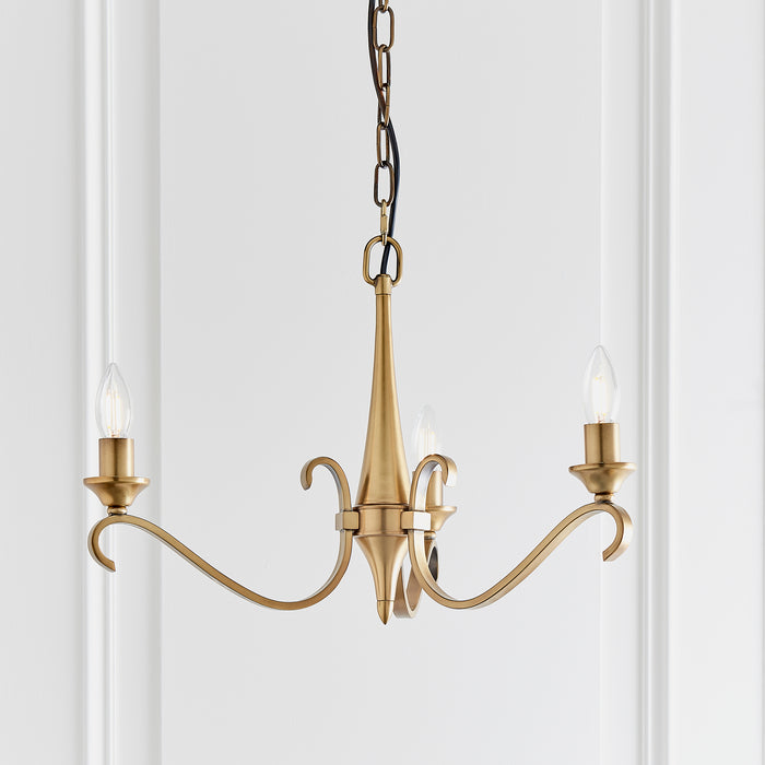 Columbia brass 3lt Pendant