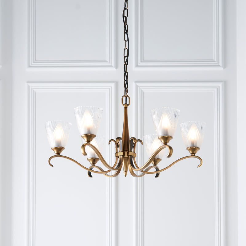Columbia brass 6lt Pendant - 63437 - Bonus Superstore