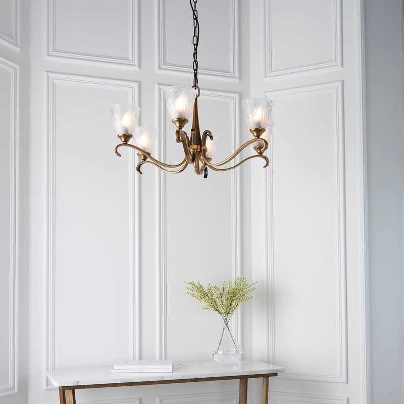 Columbia brass 6lt Pendant - 63437 - Bonus Superstore