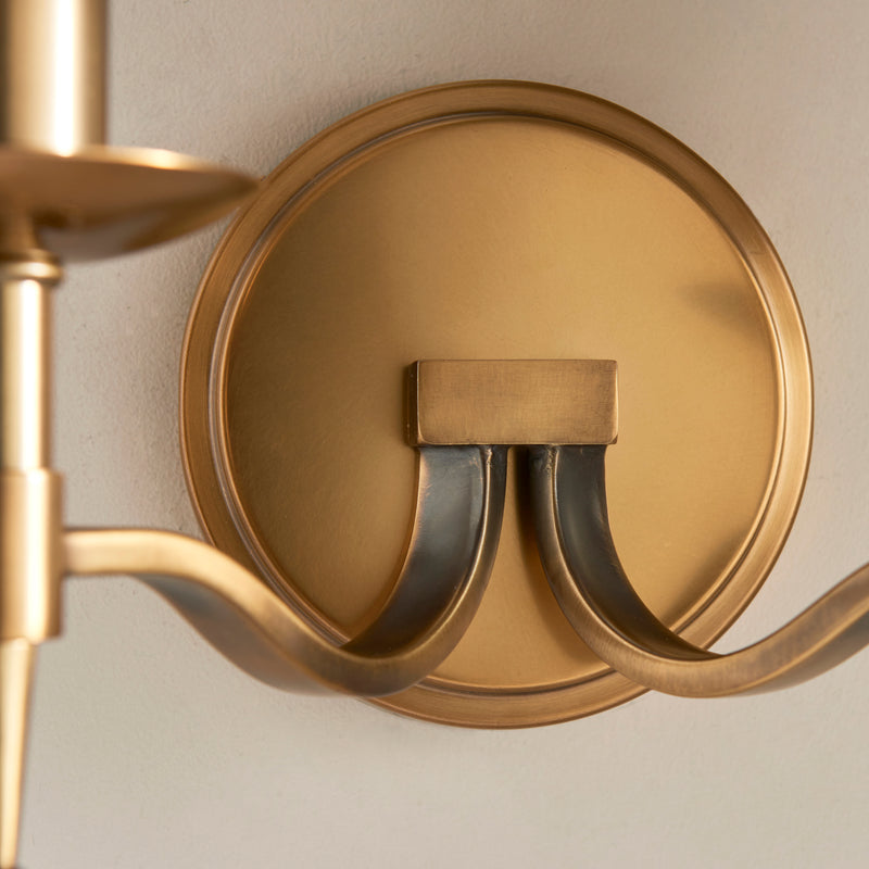 Stanford antique brass 2lt Wall - CA1W2B