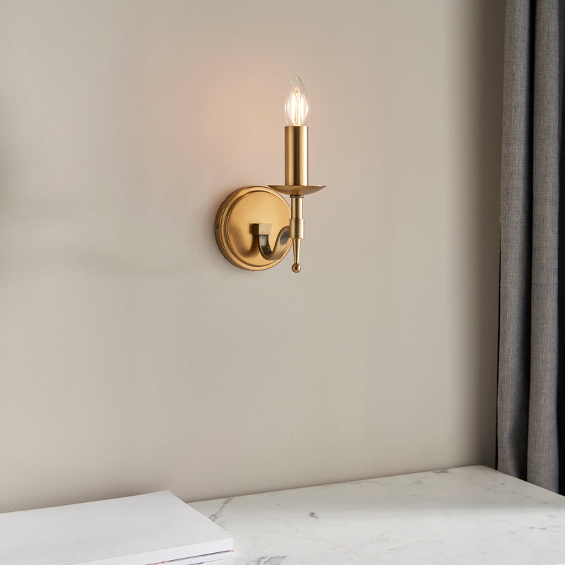 Stanford antique brass 1lt Wall - CA1W1B