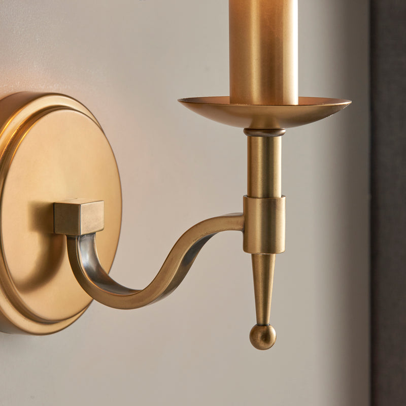 Stanford antique brass 1lt Wall - CA1W1B