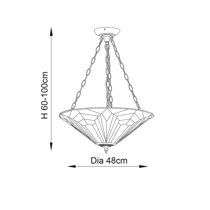 Astoria 3lt Pendant - 63936