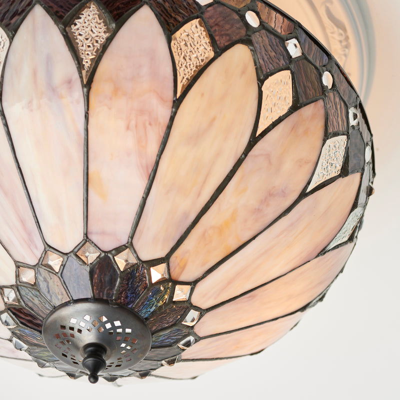 Brooklyn 3lt Semi flush - 63978