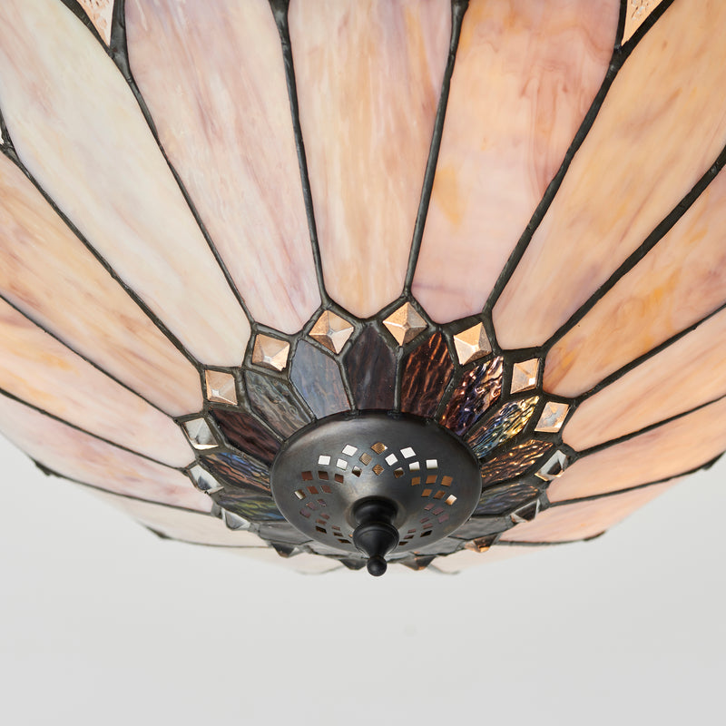 Brooklyn 3lt Semi flush - 63978