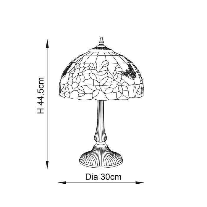 Tiffany 63998 Butterfly Small table lamp