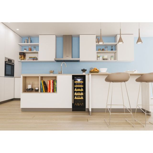 Candy CCVB30UK/1 30cm Wide Built In Wine Cooler - Black - Bonus Superstore