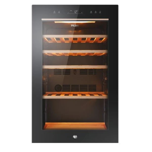 Haier HWS49GA Wine Cooler - Black - F Rated
