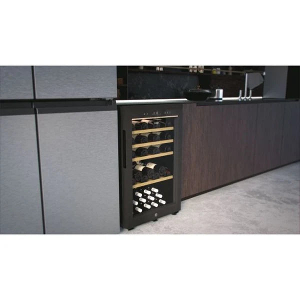 Haier HWS49GA Wine Cooler - Black - F Rated