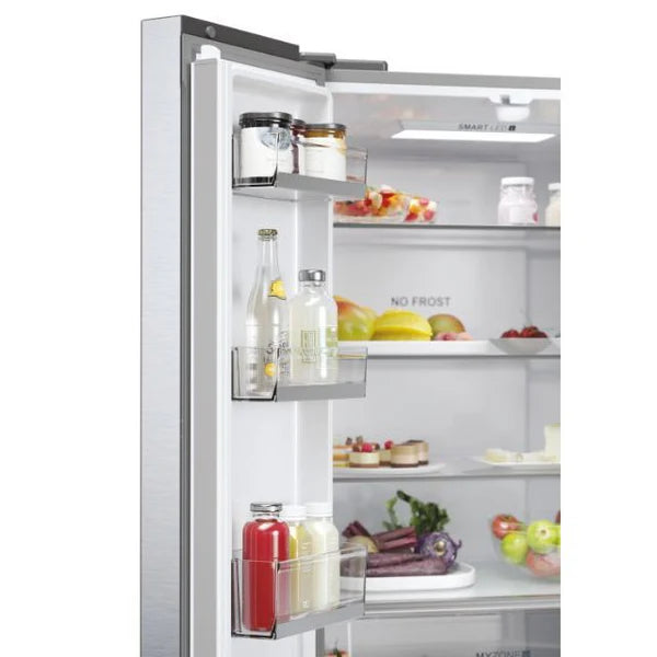 Haier HFR5719ENMP Fridge Freezer - Platinum Inox