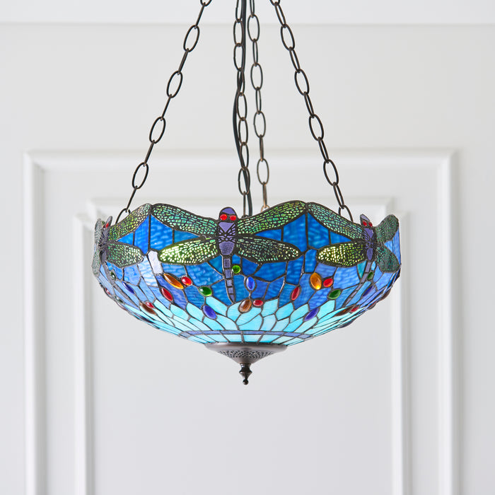 Dragonfly blue 3lt Pendant