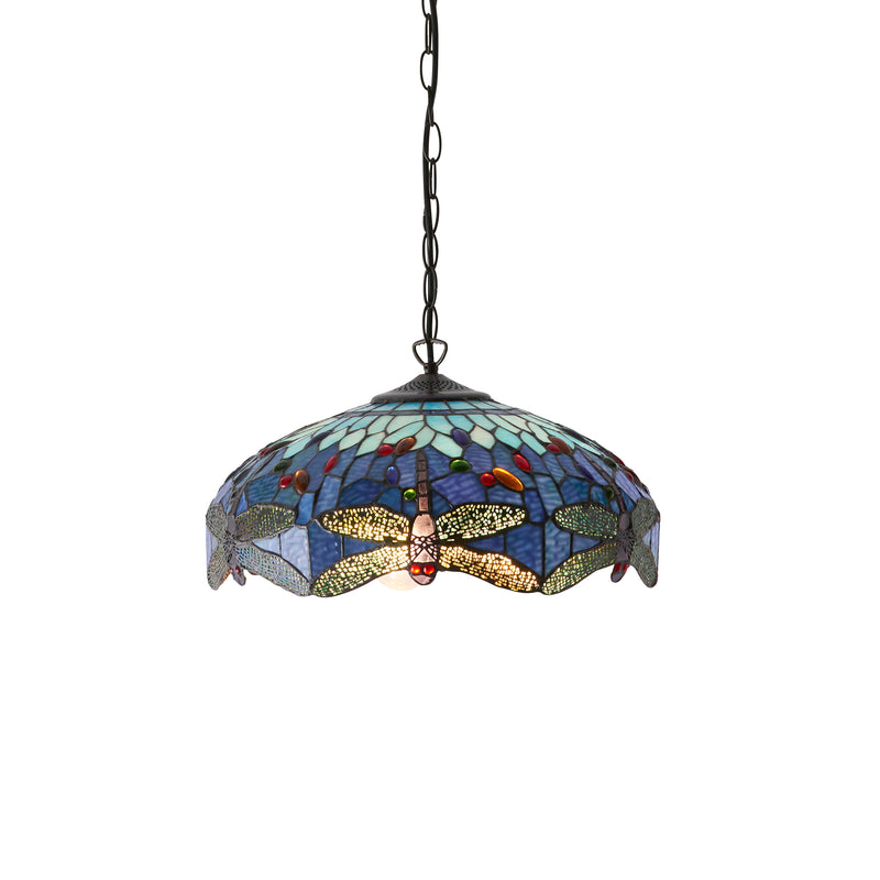 Dragonfly blue 3lt Pendant - 64080